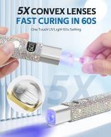 Lámpara UV Portátil Para Uñas Mini Secado Rápido De Gel Polvo Lámpara LED USB Secadora De Uñas Máquina Herramientas Para Varnish - details 2