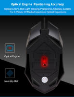 Ratón De Juego LED ITLY M01 Con Retroiluminación USB Cableado Para Desktop PC Laptop Oficina Computadora Ratón Gaming - details 7