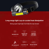 Linterna Frontal LED Potente Recargable USB Impermeable Para Acampar Pesca Y Mineraleslampara De Corbata Para Excursionismo Ciclismo Y Montañismo - details 26