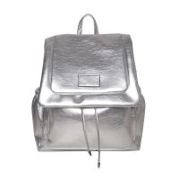 Bolso tipo mochila para el hombro con colgante, moderno, sencillo, informal y de gran capacidad para mujer, con textura y estilo. - details 2