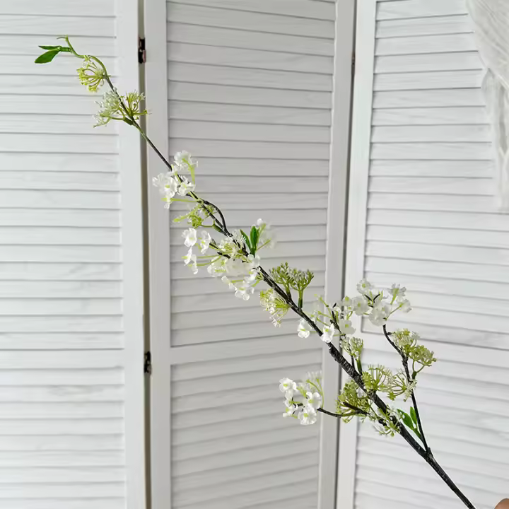 Planta De Pino Artificial De 105cm Con Ramas Largas De Nieve Para Decoración De Bodas Y Hogar Accesorio Suave Para Fotografía De Boda - 1