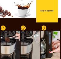 BLOOM STORE-CAFETERA AMERICANA 1.2L - 900W,Cafetera eléctrica de goteo, máquina de café doméstica, cafetera de té - details 3