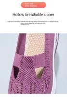 Zapatos De Mujer Verano Nuevo Confort Casual Moda Suela Suave Transpirable Zapatos Planos Con Agujeros Para Mujer Zapatos De Tela Mesh - details 2