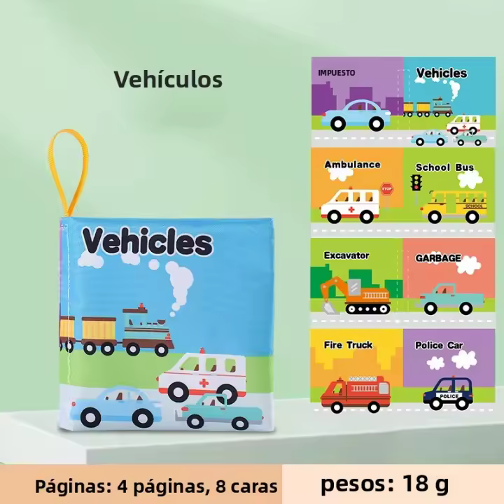 Libro De Sensación Para Bebé Montessori Nuevo Juguete Educativo De Alta Contraste Negro Y Blanco Libros Sensoriales De Animales Regalos Para Recién Nacidos - 1