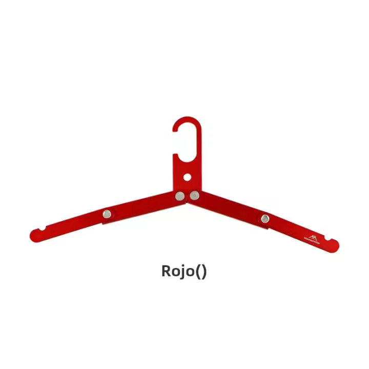 Hanger De Ropa Plegable Mountainhiker Para Camping Y Viajes Aluminio Portátil Estandarte De Secado De Ropa Accesorio De Tienda De Acampar - 1