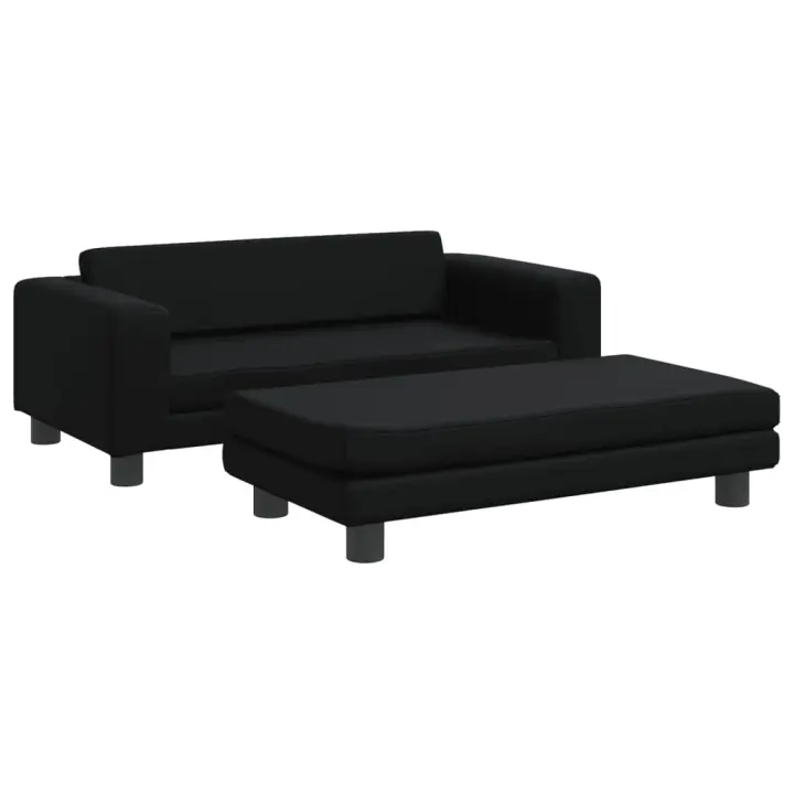 vidaXL Cama de perros con extensión cuero sintético 100x50x30 cm Color Crema,  Gris,  Marrón y mas - 1