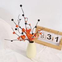 Plantas Artificiales De Calabaza Y Hojas De Maple Para Decoración De Halloween Arreglo Floral Para Sala De Estar Festivales Y Fotografía De Props - details 5