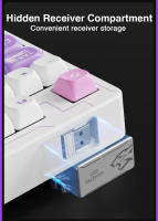 Teclado Mecánico De Juego LINGBAO K87 pro Con Keycaps PBT Structure Hot Swap 3/5 Pins Iluminación RGB Retroiluminada Gasket - details 14