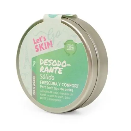 Desodorante Solido Unisex Natural Frescura y Confort. 75gr - 1