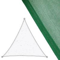 LILI HOME ⛱️ Toldo Vela Triangular - Sombra y Protección para Exteriores 🌞🏡 Disponible en 2 tamaños:  3 x 3 x 3 m / 5 x 5 x 5 m. 2 colores disponibles: Verde 🌿 y Beige 🌤️ 90% de ocultación y protección UV: Bloquea el calor y los ra - details 7
