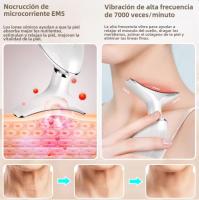 Masajeador facial de microcorriente EMS, inimputto de Belleza para lifting facial y de Cuello, antiarrugas, de la piel refurbecimiento, elimine la papada, de 7 Colores Luz, múltiples Modos - details 3