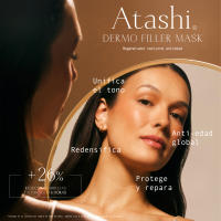 Atashi Supernight - Dermo Filler Mask, Redensifica y Rejuvenece en una Noche, Reduce Arrugas, Piel Hidratada y Tono Uniforme, Repara y Protege de Luz Azul, Ácido Hialurónico, Niacinamida - 50 ml - details 0