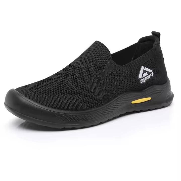 Zapatos Casuales Para Hombre Verano 2025 Comodidad Ancha Ligeros Fáciles De Poner Señal De Calor Transpirables Antideslizantes Versátiles Para Caminar - 1