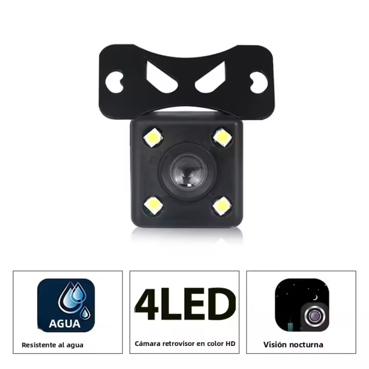 Cámara De Visión Trasera Para Coche Universal 1920x1080P Noción Monitor De Estacionamiento AHD Impermeable Con Lente Fisheye De 170° Accesorios De Coche - 1