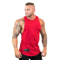 Camiseta Deportiva Para Hombre Sin Mangas De Algodón Transpirable Para Correr Y Gimnasio Estilo Casual Vestimenta Ligera Para Verano - details 7