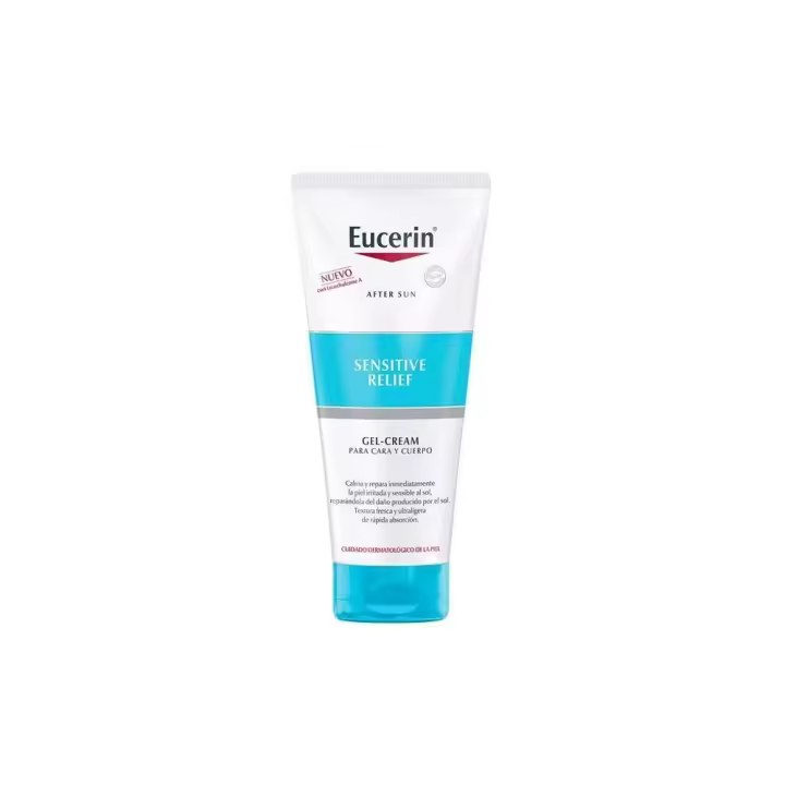 Eucerin After Sun 200ml para Piel Sensible y Alergias Solares, Defensa Antioxidante y Protección UVA y UVB - 1