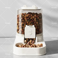 Comedero automático para gatos y perros, comedero integrado para gatos y arroz. - details 3