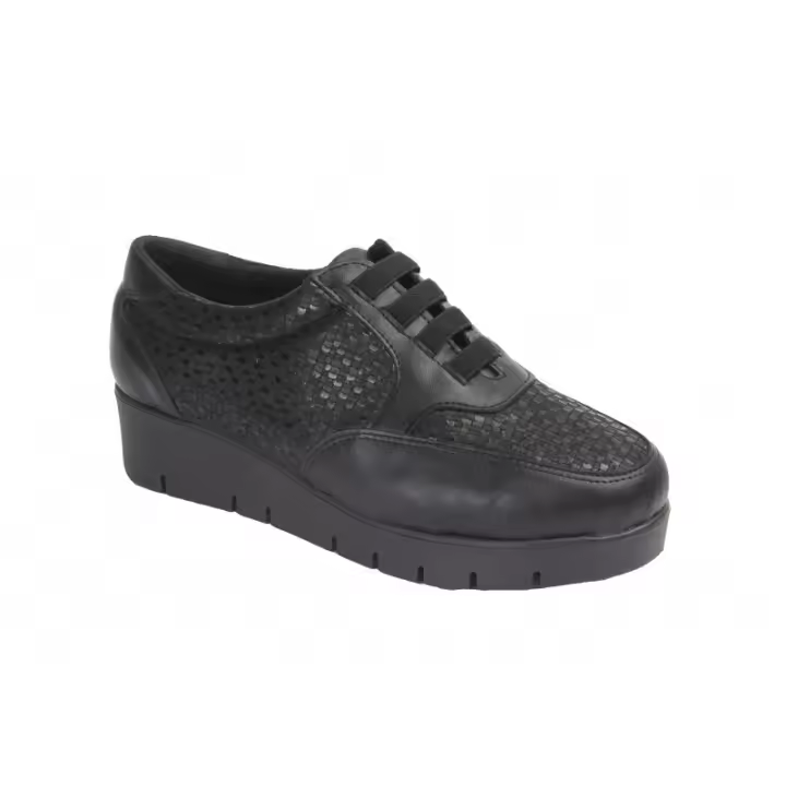 DUENDY Duendy - Zapato Mujer - Elásticos Piel-Licra-Cuña Confort  Mujer - 1