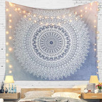 Toalla de pared Boho Tapiz de mandala para colgar en la pared, para colchas, dormitorio - details 3