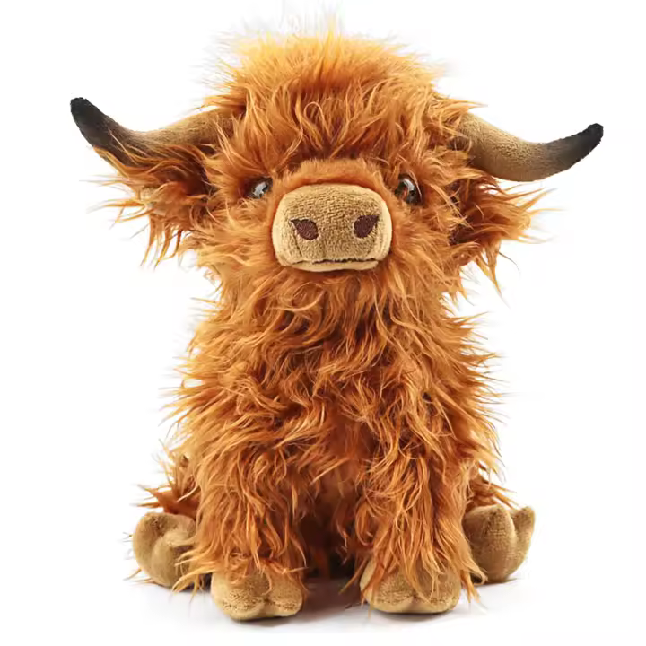 Chinelos De Vaca Highland Escocesa Para Mujeres Y Hombres Regalos Suaves Y Antideslizantes Chinelos De Interior De Peluche - 1