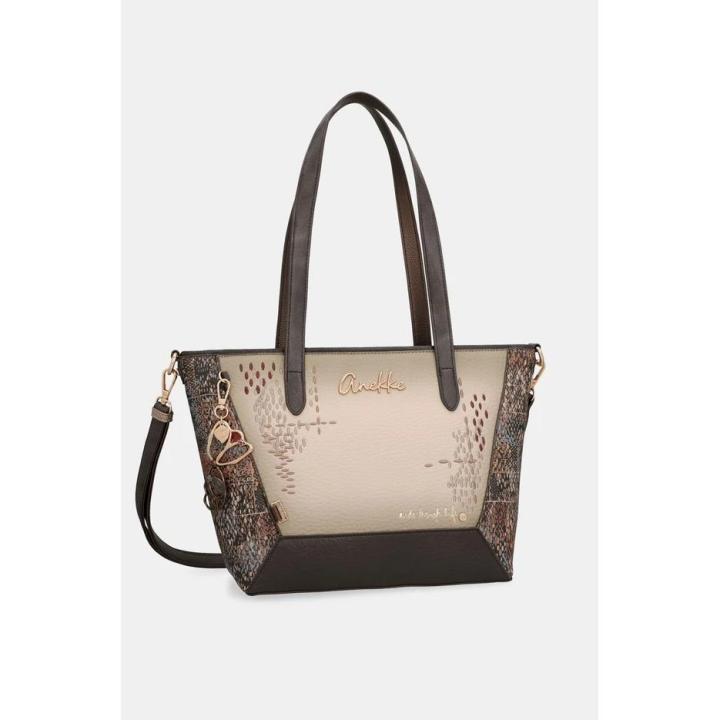 Tote Blossom - Anekke 43712-422, shoulder bag made of 100% polyester, 40x25x12 cm, features adjustable strap for versatility, perfect for daily use.