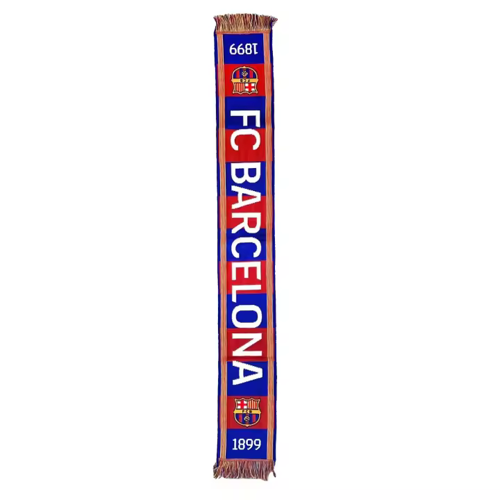 FC Barcelona Bufanda Telar Nº27 - Con Licencia Oficial - 140x20cm - 1