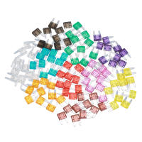 Kit De Fusibles Para Coche Y Camión Mini Blade 100pcs Variedad De Amperajes 40A 3A 5A 7.5A 10A 15A 20A 25A 30A 35A - details 5