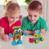Juguetes De Bloques De Construcción DIY Para Niños Educativos Interactivos De Modelado Con Bloques Interconectables Para Niños Pequeños Asamblea Familiar - details 1
