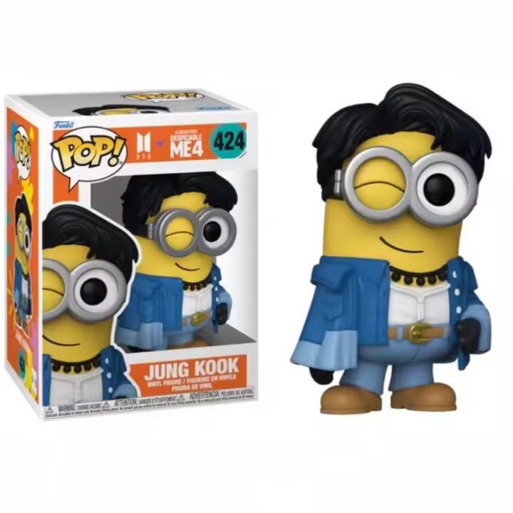 Funko Pop! Movies Gru 4: Mi Villano Favorito, Minions x BTS, Jung Kook 424 - 1