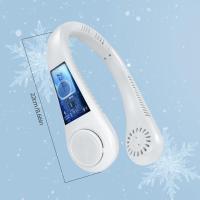 Ventilador de Cuello portátil, recargable por USB, sin Aspas, 5 velocidades, flujo de aire de 360 Grados, para helbres y Mujeres, recargable. - details 0