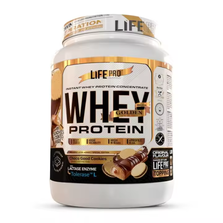 LIFE PRO NUTRITION WHEY GOURMET EDITION 900G - Concentrado de Proteína - Enriquecida con Enzimas Digestivas - Sabores Gourmet - 1