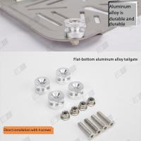 Caja Trasera De Motocicleta Accesorios Universales Aluminio Espaciadores De Resorte Hebilla Y Placa Inferior Para Equipaje - details 12