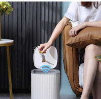 Basurero Inteligente Sensor 12L 15L Impermeable Para Baño Y Cocina Basura Automático Ecológico Para Hogar Inteligente - details 1