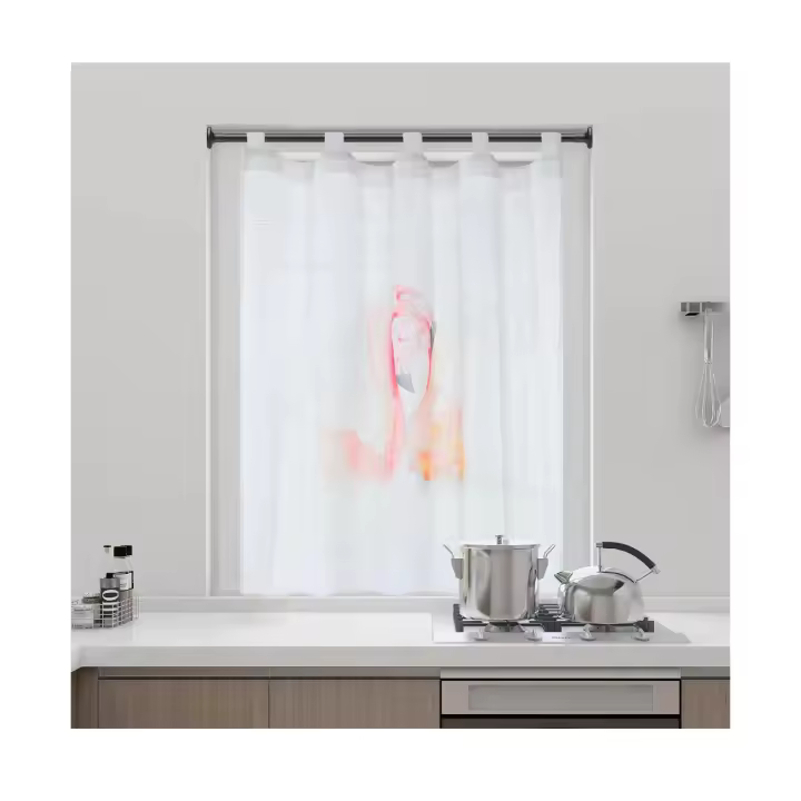 Cortina de cocina con Diseño 100x140cm. 140x140cm (1 Pieza) - 1