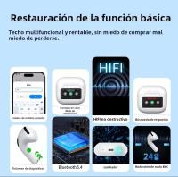 Auriculares inalambricos WP410 pro EN TWS com Bluetooth 5.4,dispostivo de audio con pantalla tactil.cancelacion de  ruido y microfono para Android e iOs.color Blanco - details 3