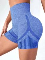 Shorts De Yoga Para Mujer Cintura Alta Fitness Running Pantalones De Gimnasio Levantamiento De Glúteos Sportswear Yoga Push up Shorts De Entrenamiento - details 12
