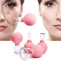 1Pc Juego De Copas De Succión De Vacío Azul Y Rosa PVC Para Masaje Corporal Y Acupuntura Meridiana Terapia China Médica - details 1