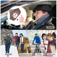 Set De 2 Fundas Para Botella De Agua Caliente De Terciopelo Para Menstruación Y Calentador De Manos Invierno Cubierta De Cintura Con Correa Para Hombres - details 9