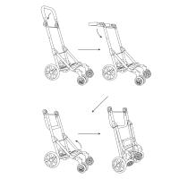 Carro de Compra Plegable Cofan con 6 Ruedas de Aluminio - details 3
