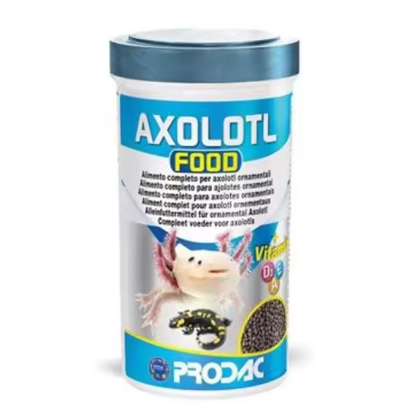 Alimento para Ajolote Prodac 150g, Comida granulada para anfibios acuáticos - 1