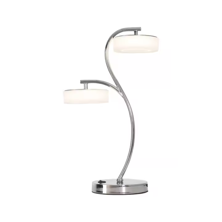 Lámpara de sobremesa Tokio Lumit 24W 1920 lm cromo 47,8x28,5 cm - 1