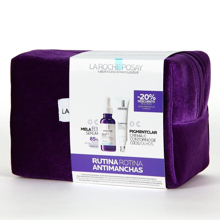 Rutina Antimanchas La Roche-Posay con Sérum Mela B3 30ml y Crema Contorno de Ojos Pigmentclar 15ml para Todo Tipo de… — oferta en Miravia