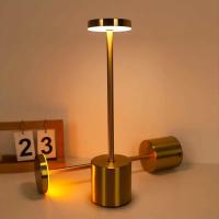 Lámpara De Mesa Sin Cable LED Recargable Táctil Tri-color Para Decoración De Habitación Restaurante Y Bar Moderna Y Minimalista - details 7