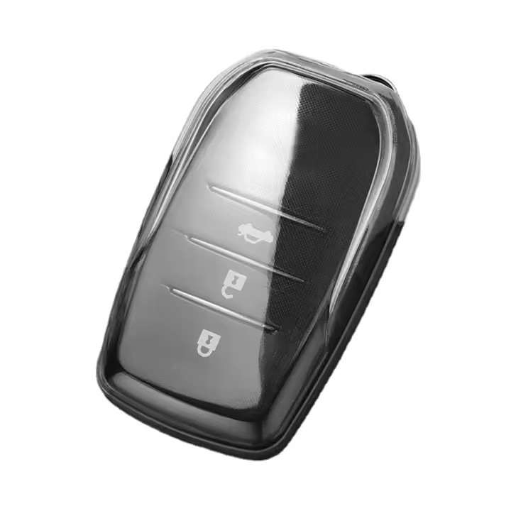 Funda De Llave De Coche Suave TPU Para Toyota RAV4 Crown Hilux Fortuner Camry Land Cruiser Prado Protección De Carcasa Accesorios - 1