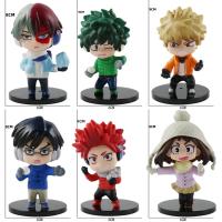 My Hero Academia Figuras De Acción PVC 9 Pcs Ver. Cute Midoriya All Might Bakugou Shoto Ochaco Modelo De Juguetes Para Regalo 8-10cm - details 0