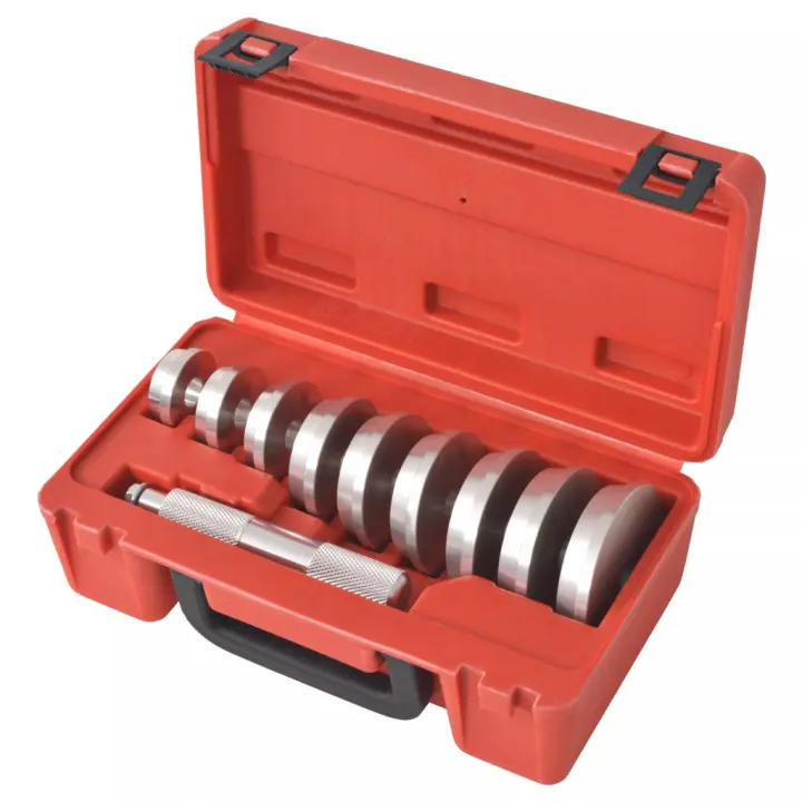 vidaXL Juego de instalador de anillos de rodadura y juntas 10 piezas - 1