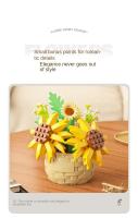 Yigao Bloques De Construcción 3080-87 Cesta De Flores Modelo De Decoración Para Escritorio Juguete Para Niñas Y Niños - details 7