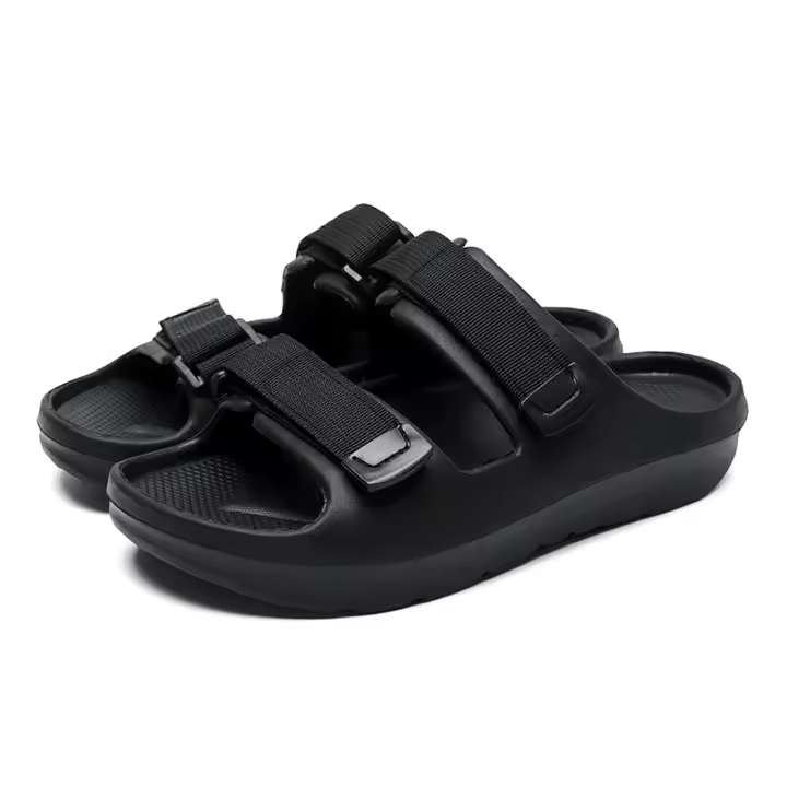 Par De Sandalias De Verano Para Hombre Resistentes Al Desgaste Con Suela Suave Y Cómodas Zapatos Deportivos Para Exterior - 1