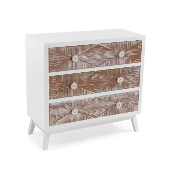 Cómoda Versa Sira Madera de pino Madera MDF 34 x 76 x 80 cm - 1