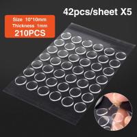 5pcs Cinta Adhesiva Doble Cara Transparente Para Manualidades Y Artesanía Cinta Oval Impermeable Para Fijar Muñecas Sin Rastros - details 0